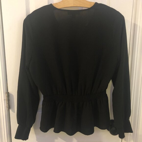 Alfani Women's Smocked Peplum Top - Picture 6 of 7